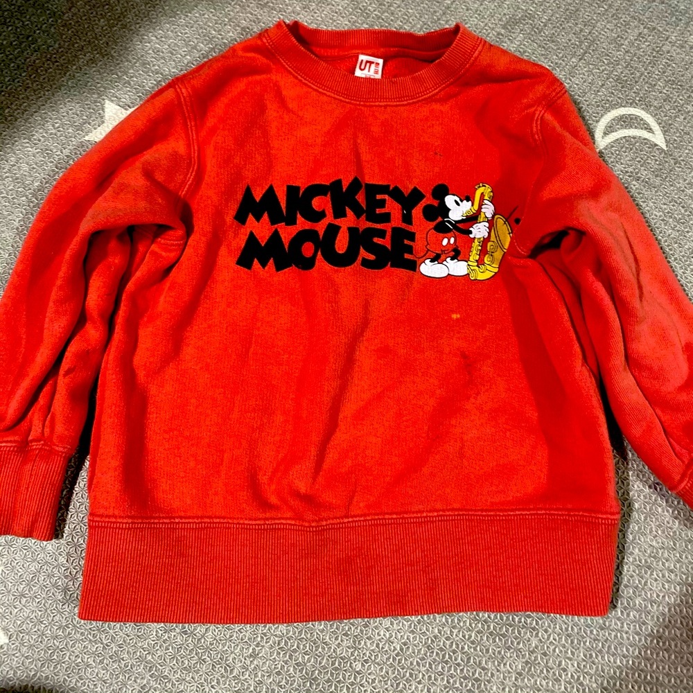 Uniqlo Mickey Mouse toddler sweater